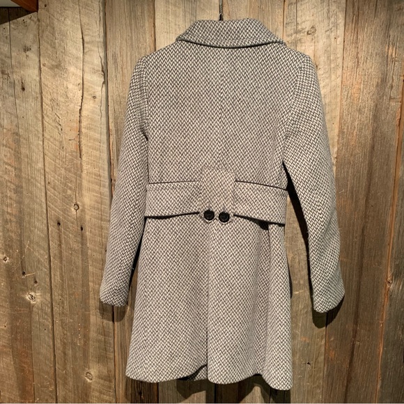 Icone Wool Blend Double Breasted PeaCoat - Picture 12 of 16